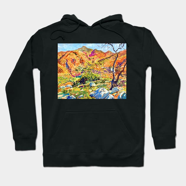 Tujunga Canyon, Los Angeles, California, Walter Elmer Schofield 1934 Hoodie by rocketshipretro